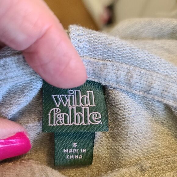 Wild Fable Oversize Crop Hoodie Small - Picture 2 of 7
